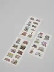 Зеленый наклейки для скрапбукинга, набор на 6 листах