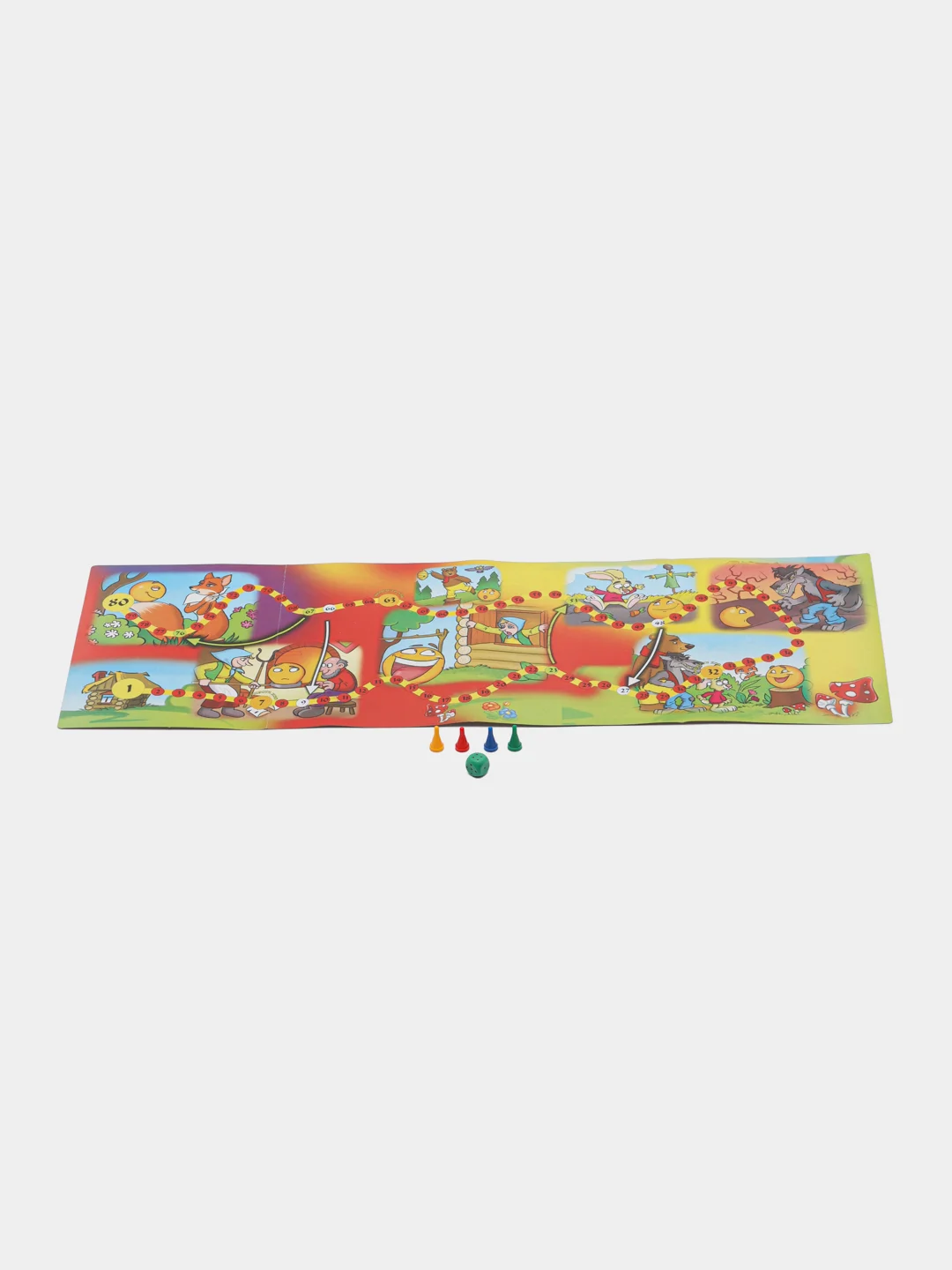 Алый детская настольная игра-ходилка, в коробке