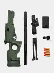 Снайперская винтовка AWM 72 с резиновыми пулями, игрушечное оружие, подарок 23 февраля