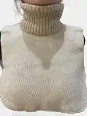 Бежевый меланж манишка женская