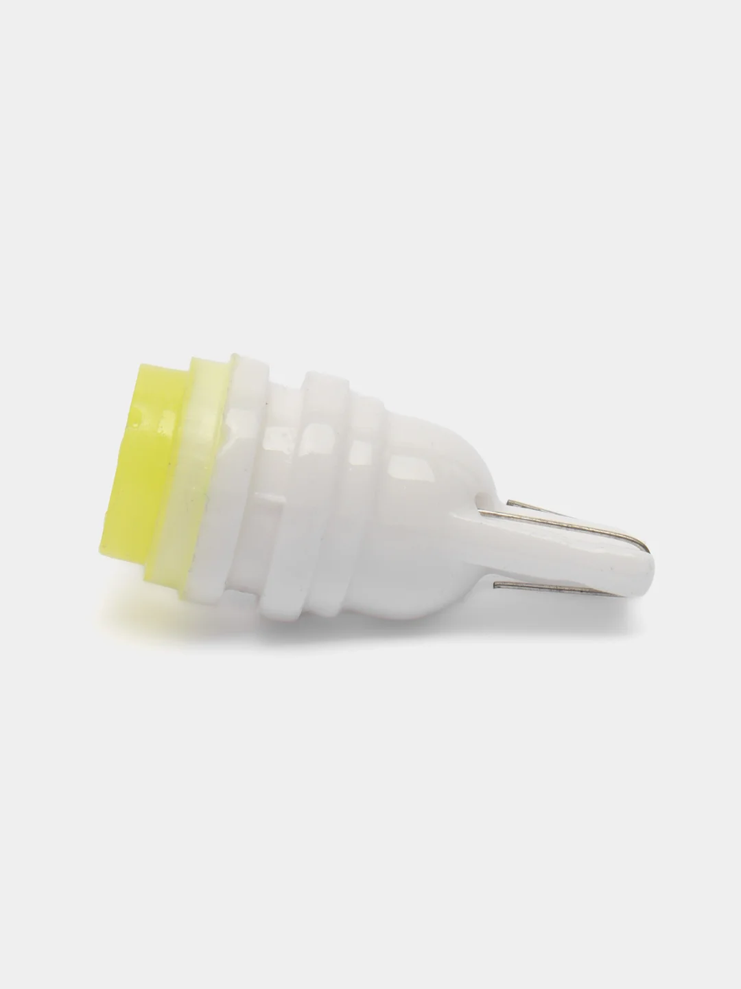 Лампа светодиодная 12v T10-3SMD White линза, прозрачная, фарфоровые