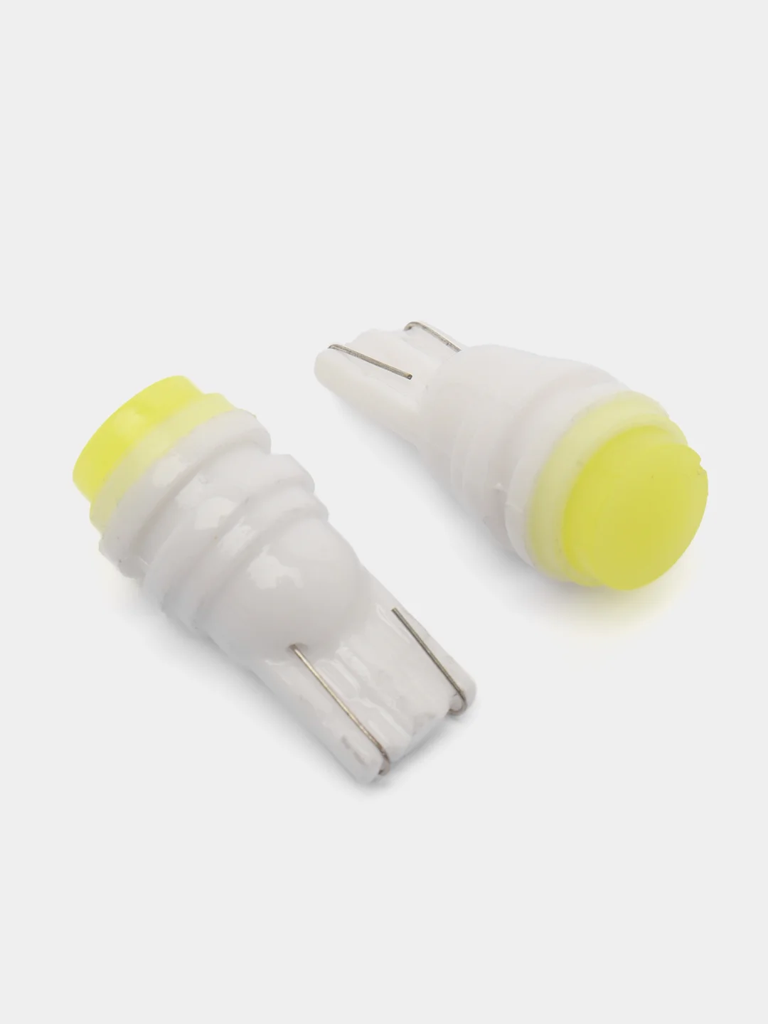 Лампа светодиодная 12v T10-3SMD White линза, прозрачная, фарфоровые