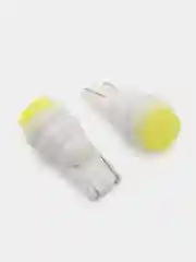 Лампа светодиодная 12v T10-3SMD White линза, прозрачная, фарфоровые