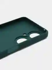 Тёмно-зелёный чехол для Huawei Nova 11i / Хуавей Нова 11Ай, силиконовый, матовый
