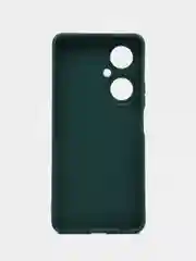 Тёмно-зелёный чехол для Huawei Nova 11i / Хуавей Нова 11Ай, силиконовый, матовый