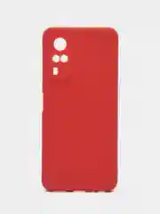 Красный чехол для Vivo Y31 2021 / Vivo Y51 2020 / Y53S 4G / Y33 4G, силиконовый, матовый