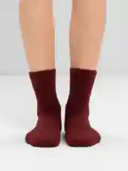 Бордовый шерстяные термоноски