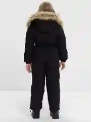 Черный комбинезон зимний для девочки