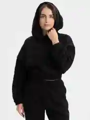 Черный женский спортивный костюм, с капюшоном