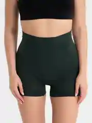 Зеленый шорты спортивные бесшовные женские