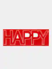 Красный топпер для украшения торта Happy birthday