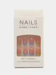 Мятный накладные ногти, 24 штуки