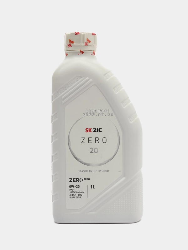 Масло ZIC 0/20 ZERO 20 API SP ILSAC GF-5A синтетическое, 1 л