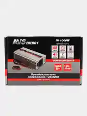 Автомобильный инвертор, преобразователь напряжения AVS 12/220V IN-1000W