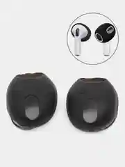 Черный амбушюры для наушников AirPods 3, силиконовые накладки-держатели