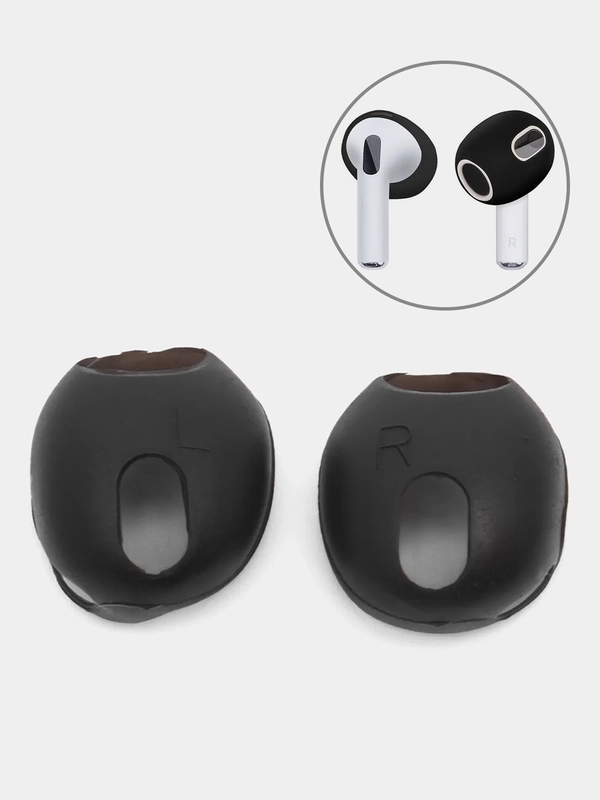 Амбушюры для наушников AirPods 3, силиконовые накладки-держатели