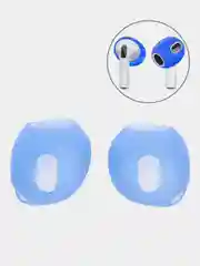 Синий амбушюры для наушников AirPods 3, силиконовые накладки-держатели