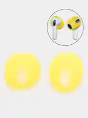 Желтый амбушюры для наушников AirPods 3, силиконовые накладки-держатели