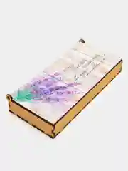 Купюрница с пожеланием, деревянная