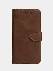 Коричневый кожаный PU чехол книжка Samsung Galaxy A32 4G, Самсунг Галакси А32