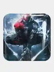 Бирюзовый 3d стикеры (наклейки) на телефон Marvel Мстители