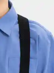 Черный подтяжки детские, эластичные, 2,5 см