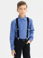 Черный подтяжки детские, эластичные, 2,5 см