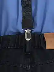 Серый подтяжки детские, эластичные, 2,5 см