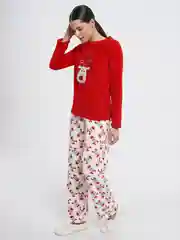 Красный костюм новогодний женский ТВОЕ домашний зимний