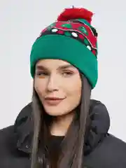 Шапка женская новогодняя ТВОЕ утепленная зимняя