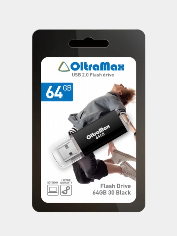 Флешка OitraMax 30, USB 2.0, 64 Гб