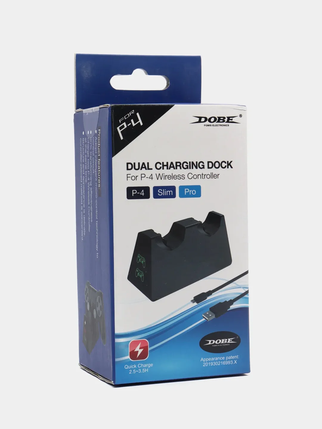 Зарядная станция для 2-x геймпадов Dualshok 4