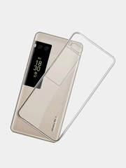 Meizu Pro 7 чехол прозрачный силиконовый