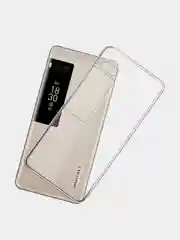 Meizu Pro 7 чехол прозрачный силиконовый