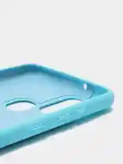 Лазурный чехол накладка "Soft-touch", с перфорацией для Samsung J4/J4 Plus/J6/J6 Plus/Note 10