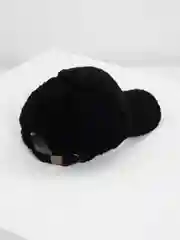Угольный меховая кепка бейсболка унисекс