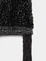 Хром мочалка черная