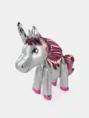 Белый воздушный шар Радужный единорог ходячая фигура