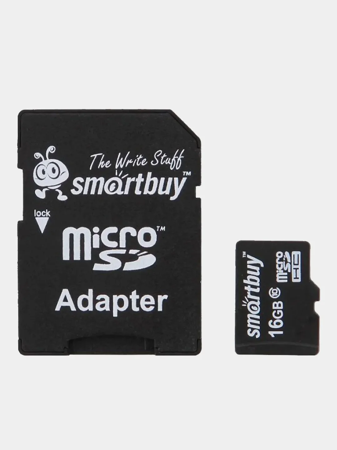 Карта памяти microSD с адаптером  8/16/32/64/128gb Smart Buy SDHC