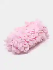 Розовый пряжа Puffy, микрополиэстер, 9 метров