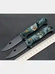 Серебряный складнoй нож  FА 47 - Волк и Орёл