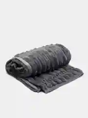 Угольный плед с ворсом, размер 200/230, ворс двухсторонний
