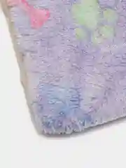 Фиолетовый лежанка для кошек и собак, лежанка для животных, лежак, плед, коврик, 61 х 41 см