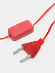 Белый звезда ёлочная 15 см, макушка для ёлки 10 LED, провод 1 метр, 220 В