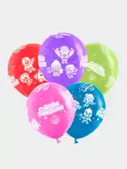 Воздушные шары "С Днем рождения" в стиле Brawl Stars, 10 штук