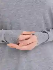 Светло-синий свитер женский, с высоким воротом