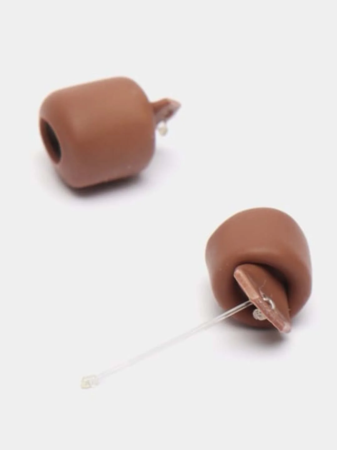 Черный микронаушник магнитный Microgadgets Professional проводной, на аккумуляторе