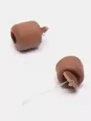 Черный микронаушник магнитный Microgadgets Professional проводной, на аккумуляторе