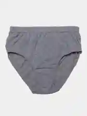 Серый трусы женские, в рубчик