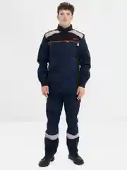 Костюм "Люкс": куртка и брюки, цвет синий с черным
